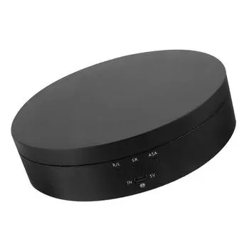 Электрическая вращающаяся стойка для дисплея, регулируемая на 360 градусов, 3 скорости, умный поворотный стол, игрушки, держатель для камеры, реквизит для фотосъемки matte