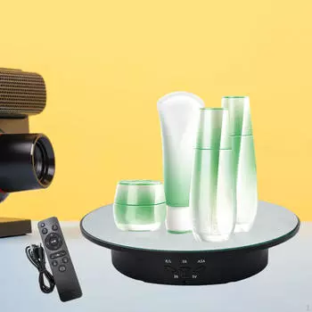 Электрическая вращающаяся витрина, проигрыватель, держатель для ювелирных изделий, шоу для сумок чёрный