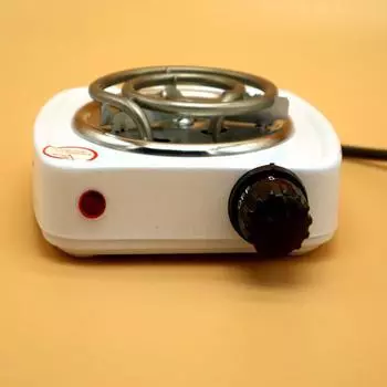 Электрическая железная плита 500 Вт, нагревательная плита, плита, бытовая кухонная плита для домашней кухни, кофеварка белый