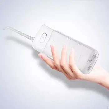 Электрическая зубная нить для воды, беспроводная для путешествий, дома и семьи Ivory White