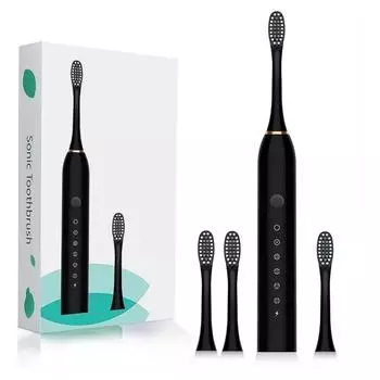 Электрическая зубная щетка 6 уровней режим USB перезаряжаемый индикатор IPX 7 водонепроницаемый портативный