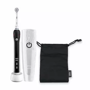 Электрическая зубная щетка Braun Oral B D5015132XBKN PRO2000 Чехол черный/с
