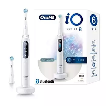 Электрическая зубная щетка Braun Oral B iO8 iOM82A10WT Белый алебастр