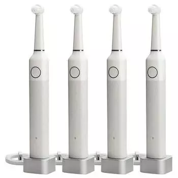 Электрическая зубная щетка Bruzoni Wall Street Collection 4P, белая