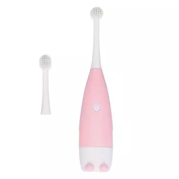 Электрическая зубная щетка для малышей Sonic Kids Plastic Cleaning Toothbrushs Battery Powered ToothbrushPink розовый