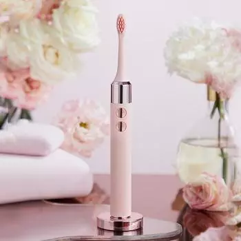 Электрическая зубная щетка для взрослых, 2 насадки, IPX8, водонепроницаемая подарочная упаковка, интеллектуальное устройство памяти Dupont, антибактериальное