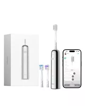 Электрическая зубная щетка Laifen Wave из нержавеющей стали с колебательной вибрацией, электрическая зубная щетка с двойной вибрацией и звуковой электрической зубной щеткой с 3 типами