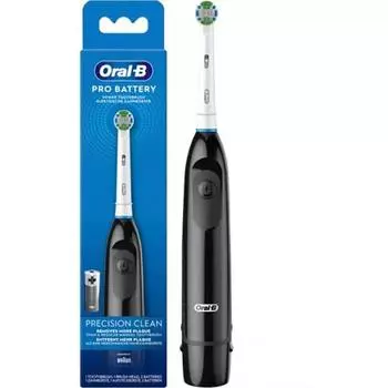 Электрическая зубная щетка Oral B DB5010, питание от батареи, 2 батарейки АА, электрическая зубная щетка для взрослых, чистка зубов, 1 ручка, 1 насадка чёрный