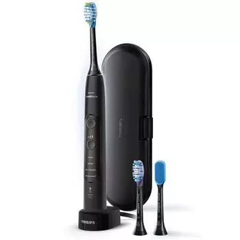 Электрическая зубная щетка Philips Sonicare Expert Clean Case черного цвета (Портативный, перезаряжаемый/в комплект входит для путешествий) HX9692/12