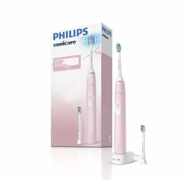 Электрическая зубная щетка Philips Sonicare Protect Clean пастельно-розового цвета HX6806/65 розовый