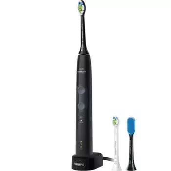 Электрическая зубная щетка Philips Sonicare Protect Clean Plus Plus Brush Black (Белый плюс/Белый компактный/Язычок в комплекте) HX6421/13
