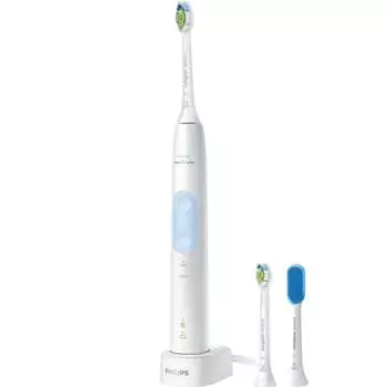 Электрическая зубная щетка Philips Sonicare Protect Clean Plus (White Plus/White Plus Compact/Щетка для языка в комплекте) HX6421/11 Белый