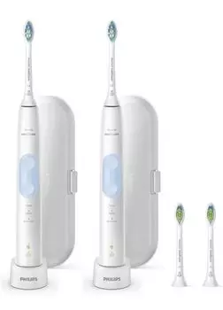 Электрическая зубная щетка Philips Sonicare Protect Clean Set белого цвета [оригинал] HX6403/71 2, белый