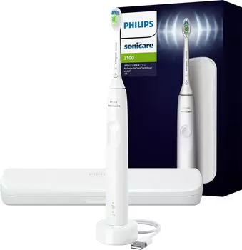 Электрическая зубная щетка Philips Sonicare серии 3100 белая (облегченный) HX3673/33 [модель 2024 г.] белый