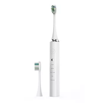 Электрическая зубная щетка [Промышленная сверхкомпактная, сверхлегкая, с интенсивной вибрацией] Ультразвуковая зубная щетка, нано-зубная щетка, водонепроницаемая IPX8 [Под надзором