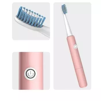 Электрическая зубная щетка с 3 головками, мягкий мех, водонепроницаемая IPX7, автоматически вибрирующая зубная щетка для семейной пары
