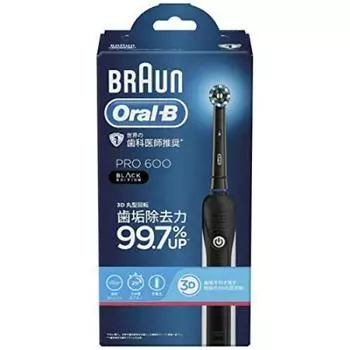 Электрическая зубная щетка SHINTECH Brown Oral B PRO600 Black Edition Z чёрный