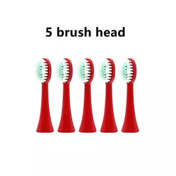 Электрическая зубная щетка Sonic, детский таймер чистки, детский таймер со сменной головкой, ультразвуковая ультразвуковая IPX6, водонепроницаемая, перезаряжаемая