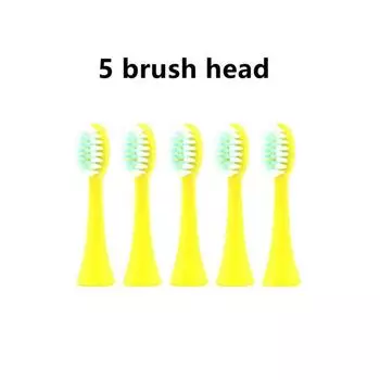 Электрическая зубная щетка Sonic, детский таймер чистки, детский таймер со сменной головкой, ультразвуковая ультразвуковая IPX6, водонепроницаемая, перезаряжаемая