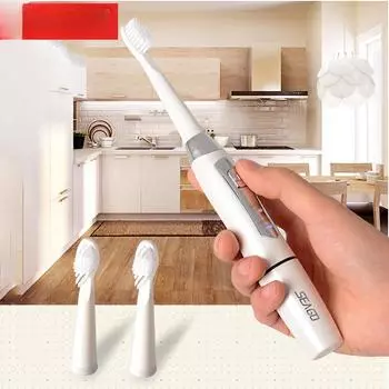 Электрическая зубная щетка Sonic Smart Chip, высококачественная сменная головка зубной щетки, отбеливающая щетка для здоровых зубов, лучший подарок!