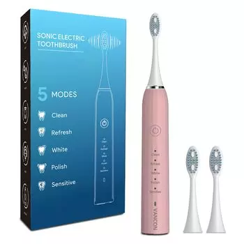 Электрическая зубная щетка Wanko Sonic Ultrasonic Сменная IPX7 Sonic 5 6 часов быстро Пригодна для 180 Низкая щетка DuPont Полость Зубы Заболевания пародонта