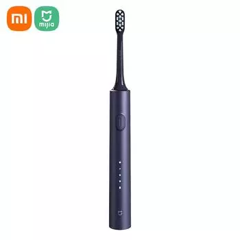 Электрическая зубная щетка Xiaomi Mijia Sonic T302 IPX8 Водонепроницаемая беспроводная зарядка 4 головки щетки Sonic
