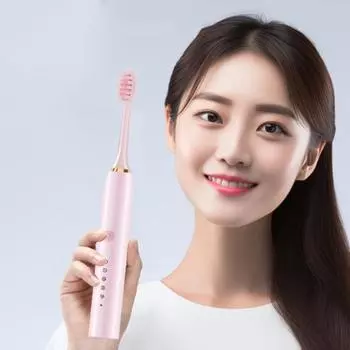 Электрическая зубная щетка Yousheng с 8 насадками, 6 режимами чистки, умными таймерами, водонепроницаемостью IPX7, USB-зарядкой, для путешествий, для мужчин, женщин и взрослых белый