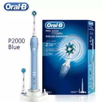 Электрическая зубная щётка Oral B Pro2000 D20524 3D Sonic-Rotation синий