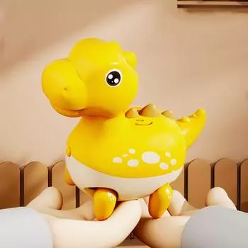 Электрические электрические ползающие игрушки динозавров, обучающие лазанию, ползающие детские игрушки для кукол, мальчиков и девочек, подарок зелёный