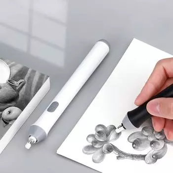 Электрические эскизы показывают, как студенты-художники с чистым ластиком Дети Начальные школы Учащиеся Электрический вращающийся ластик 223*96*18mm чёрный