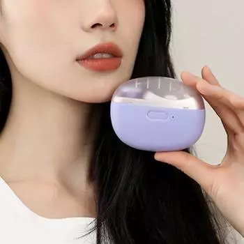 Электрические автоматические кусачки для ногтей с триммером, легкие перезаряжаемые кусачки для ногтей для гладкой и фиолетовый