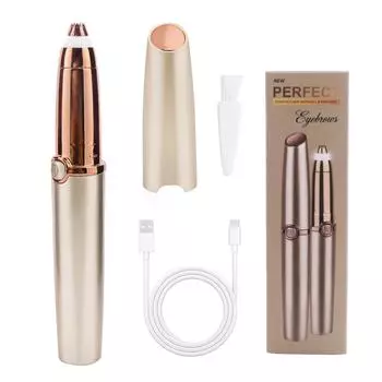 Электрические бритвы для бровей, триммер, женская прецизионная мини-бритва на батарейках, небольшой эпилятор для удаления волос на лице