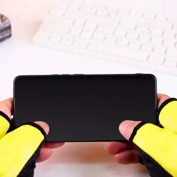 Электрические грелки для рук без пальцев, перезаряжаемые, согревающие перчатки, теплые перчатки для холодной погоды для мужчин и женщин чёрный