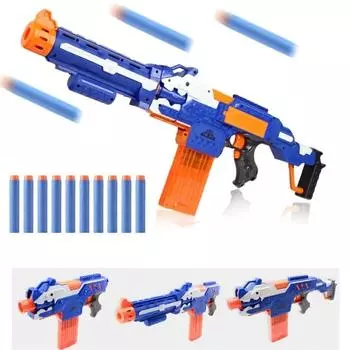 Электрические игрушечные дротики для страйкбола для пистолета Nerf, мягкие пули с отверстием в головке 7,2 см, безопасные пули из пеноматериала для бластеров Nerf, игрушки для мальчиков и детей