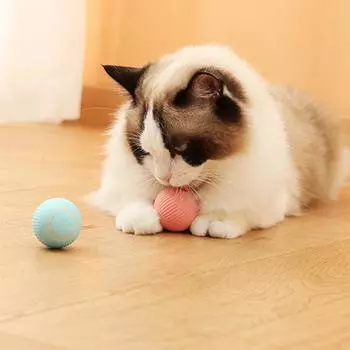 Электрические игрушки для кошек Умный кошачий мяч Автоматический катящийся мяч Интерактивные игрушки для кошек Собаки для игр в помещении Самодвижущийся игрушечный мяч для котят