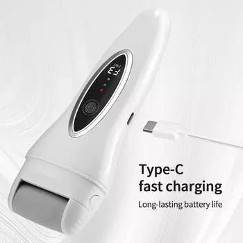 Электрические инструменты для педикюра, устройство для удаления мозолей, регулировка 3 скоростей, инструмент для ухода за ногами, средство для удаления омертвевших клеток кожи, зарядка типа C белый