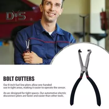 Электрические клещи для отключения электропроводки из углеродистой стали Автомобильные электрические клещи для отключения электропроводки Простые в использовании Инструменты для отключения электропроводки автомобилей красный черный