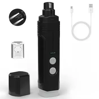 Электрические кусачки для ногтей для собак, шлифовальные станки для ногтей с зарядкой через USB, триммер для домашних животных, тихие кошачьи лапы, инструменты для ухода за ногтями, резак для кошачьих когтей