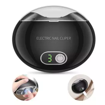 Электрические кусачки для ногтей Newoed Автоматические кусачки для ногтей Электрические кусачки для ногтей 3 скорости Электрическая точилка для ногтей Электрическая пилка для ногтей USB Перезаряжаемый One
