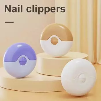 Электрические кусачки для ногтей с быстрой зарядкой 2 в 1 Полирующие автоматические кусачки для ногтей чёрный