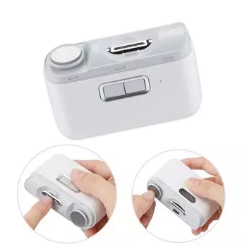 Электрические кусачки для ногтей с подсветкой для детей и взрослых, кусачки для ногтей и точилка для полировки, автоматический маникюрный фрезерный триммер для ногтей