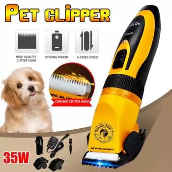 Электрические машинки для стрижки домашних животных, профессиональные машинки для стрижки, перезаряжаемые, малошумные, для ухода за собаками, кошками, животными, машинка для стрижки бритвы, набор для стрижки