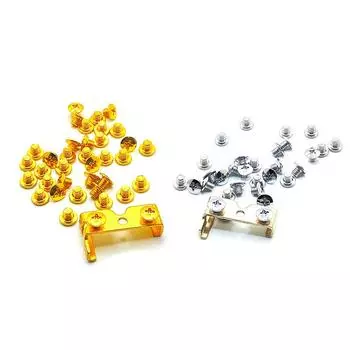Электрические машинки для стрижки Мелкие аксессуары Отвертка с лезвием Винт сиденья Винт крепления лезвия серебряный