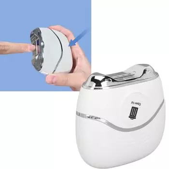 Электрические машинки для стрижки ногтей, многофункциональные, эффективные, безопасные, малошумные, автоматические машинки для стрижки ногтей для домашних путешествий белый