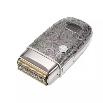 Электрические машинки для стрижки волос, домашний триммер для волос, USB перезаряжаемая машина для стрижки волос для парикмахеров, домашний салон серебряный