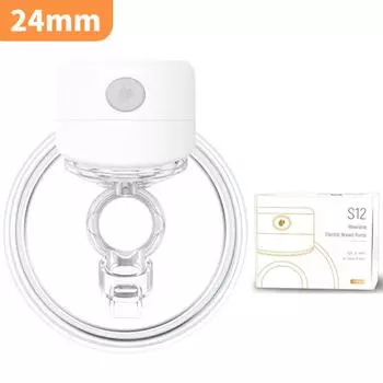 Электрические молокоотсосы Hands Free, молокоотсос для матери, портативный молокоотсос, носимый беспроводной молокоотсос 24mm-Box