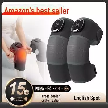 Электрические наколенники с подогревом, моксомассажем и вибрацией для облегчения боли в ногах и суставах у пожилых людей 906B single button