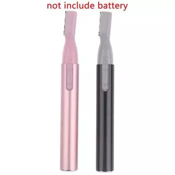Электрические ножницы для бровей для лица, триммер для волос, мини портативная женская бритва для тела Pink
