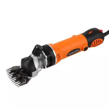 Электрические ножницы для овец мощностью 750 Вт и 6-скоростные профессиональные ножницы для овец, подходящие для стрижки шерсти оранжевый