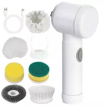 Электрические отжимные скрубберы многофункциональные щетки для мытья посуды чистящая салфетка щетка